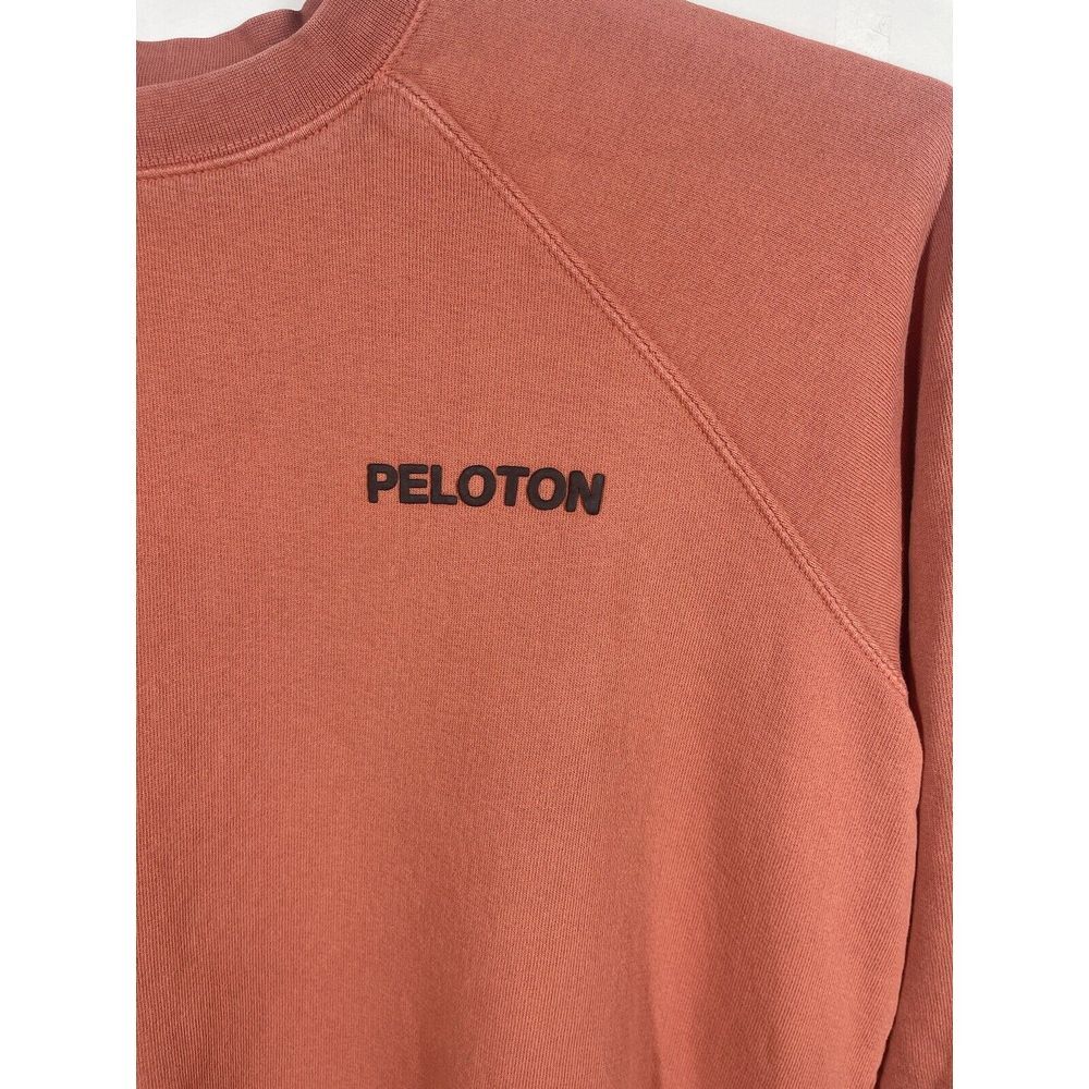 Spiritual Gangster x Peloton Women's Peach Pullover French Terry Sweatshirt Sz S - Picture 3 of 10
